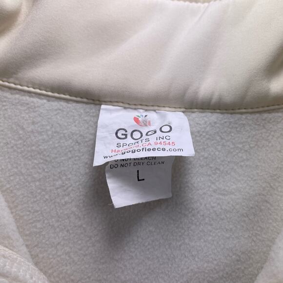 Aspen Fleece Zip Up Jacket Beige Softshell Ivory Beige Womens Large - Picture 3 of 14